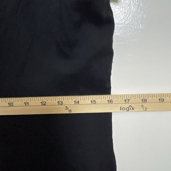 Basic Black Jumpsuit Pockets Size Small Adjustable Straps - Picture 6 of 9